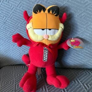 NWT Vintage GARFIELD Plush Russell Stover's Devil Costume Red 5”x 9”